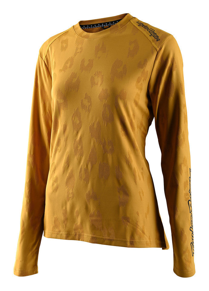 Womens Lilium Ls Jersey Jacquard Honey