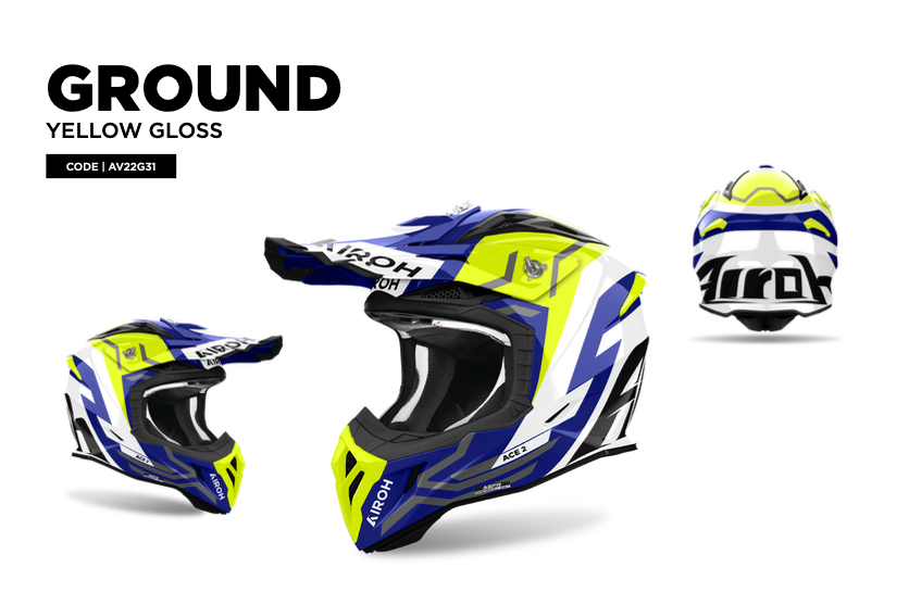 Helmet Aviator Ace 2 Ground Yellow Gloss