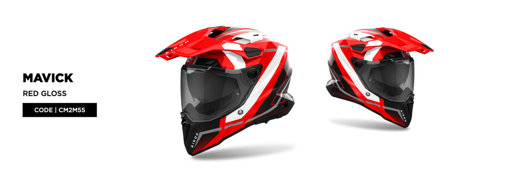 Helmet Commander 2 Mavick Red Gloss