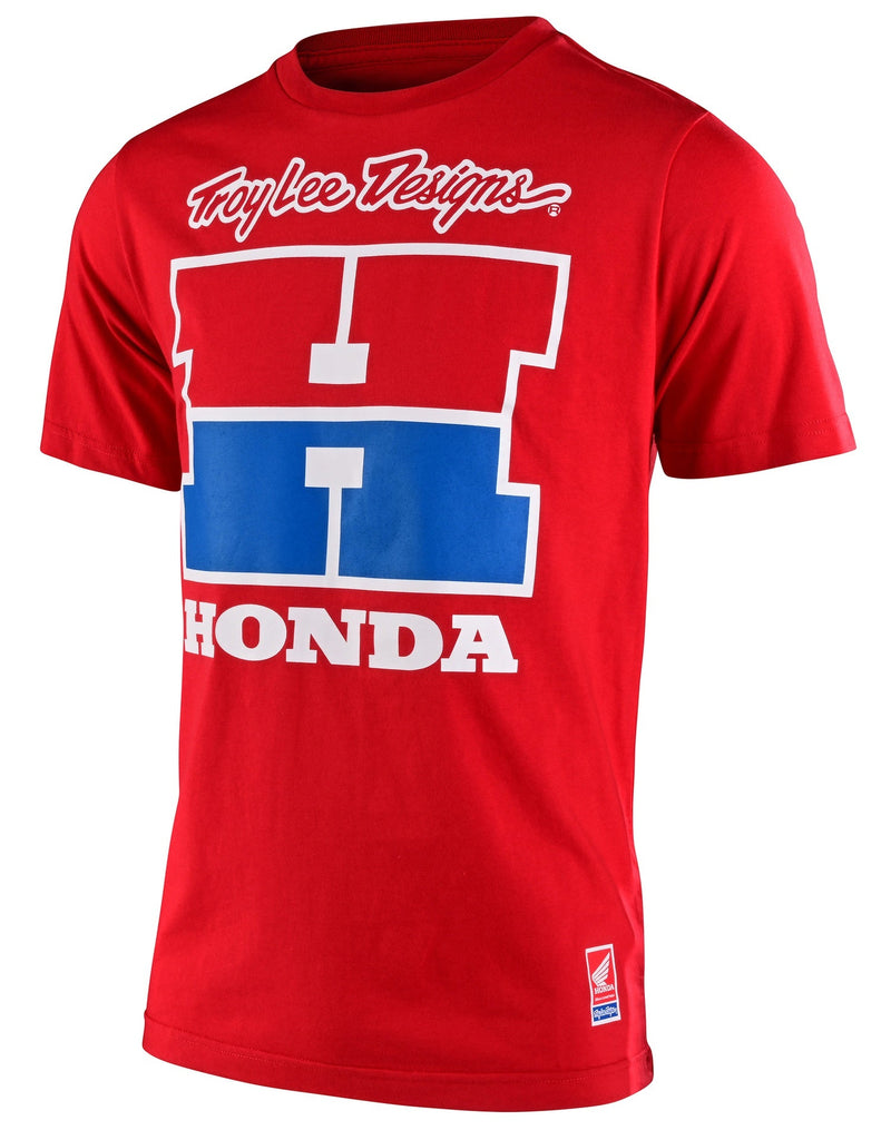 Honda Rc 500 Short Sleeve Tee; Red