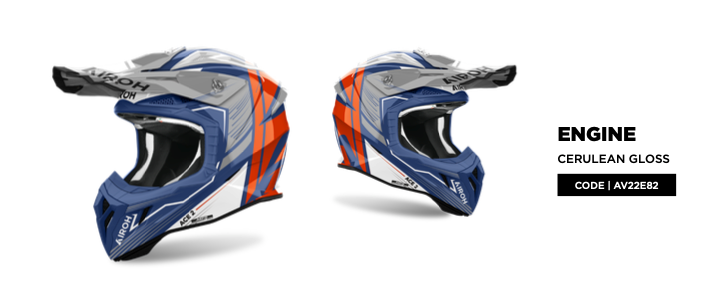 Helmet Aviator Ace 2 Engine Cerulean Gloss