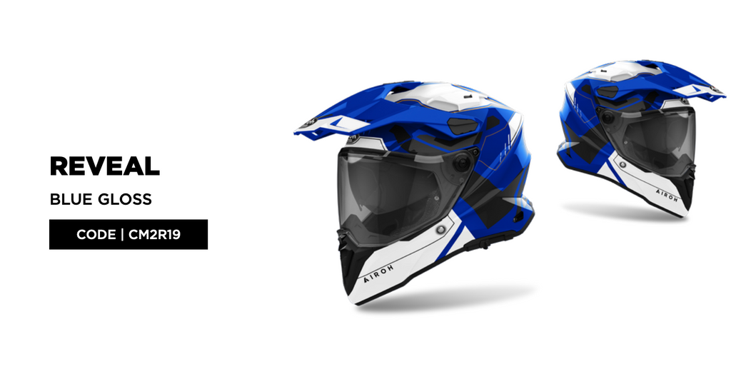 Helmet Commander 2 Reveal Blue Gloss