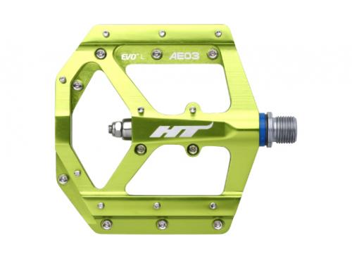 HT-AE03 (EVO+) Aluminium Pedal Apple Green