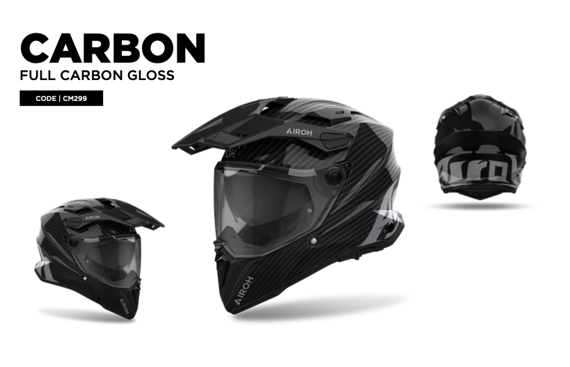 Helmet Commander 2 Carbon Full Carbon Gloss